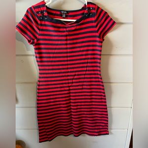 Chaps nautical striped dress